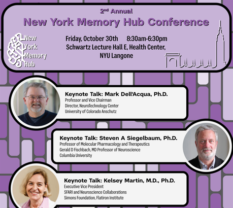 Full-day poster for the 2nd Annual New York Memory Hub Conference